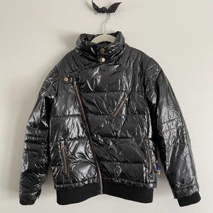 Black MOLO Puffer Coat